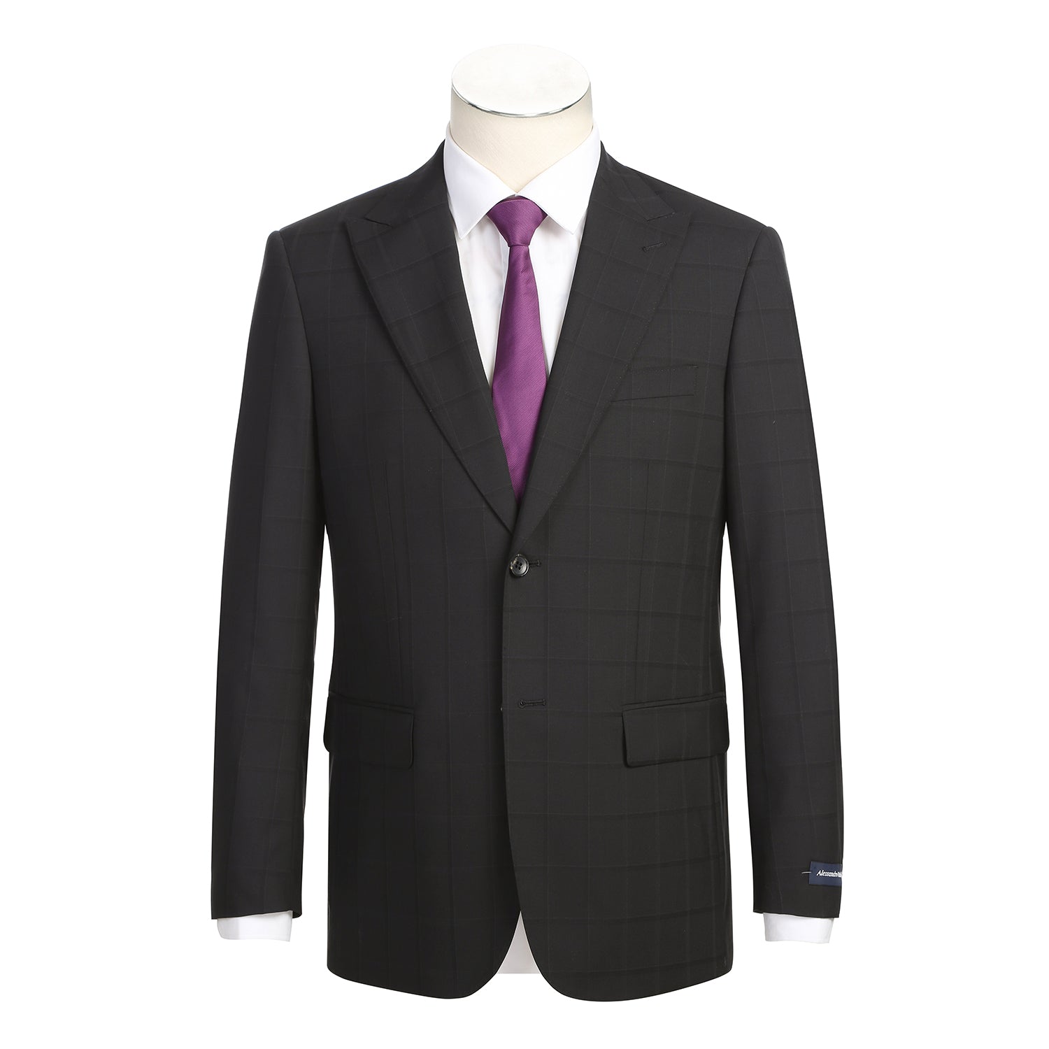 566-15 Men's New Slim Fit Wool Suits