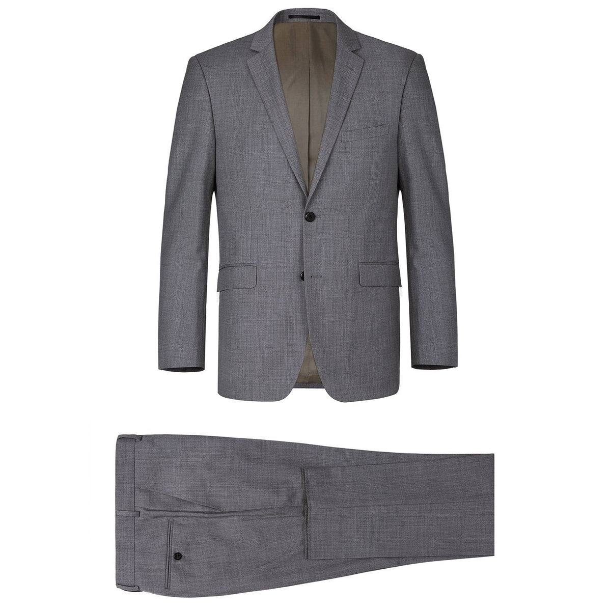 508-3 Men's 2-Piece Notch Lapel 100% Wool Suit