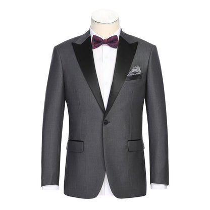 201-4 Men's New Slim Fit Peak Tuxedo