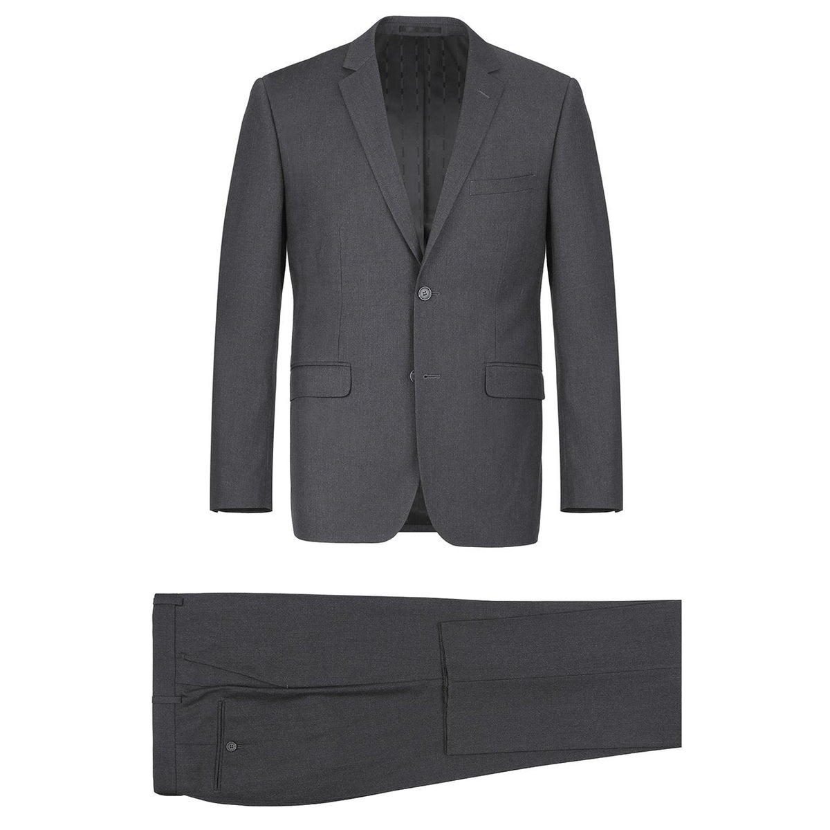 202-1 Men's 2-Piece Single Breasted Notch Lapel Suit