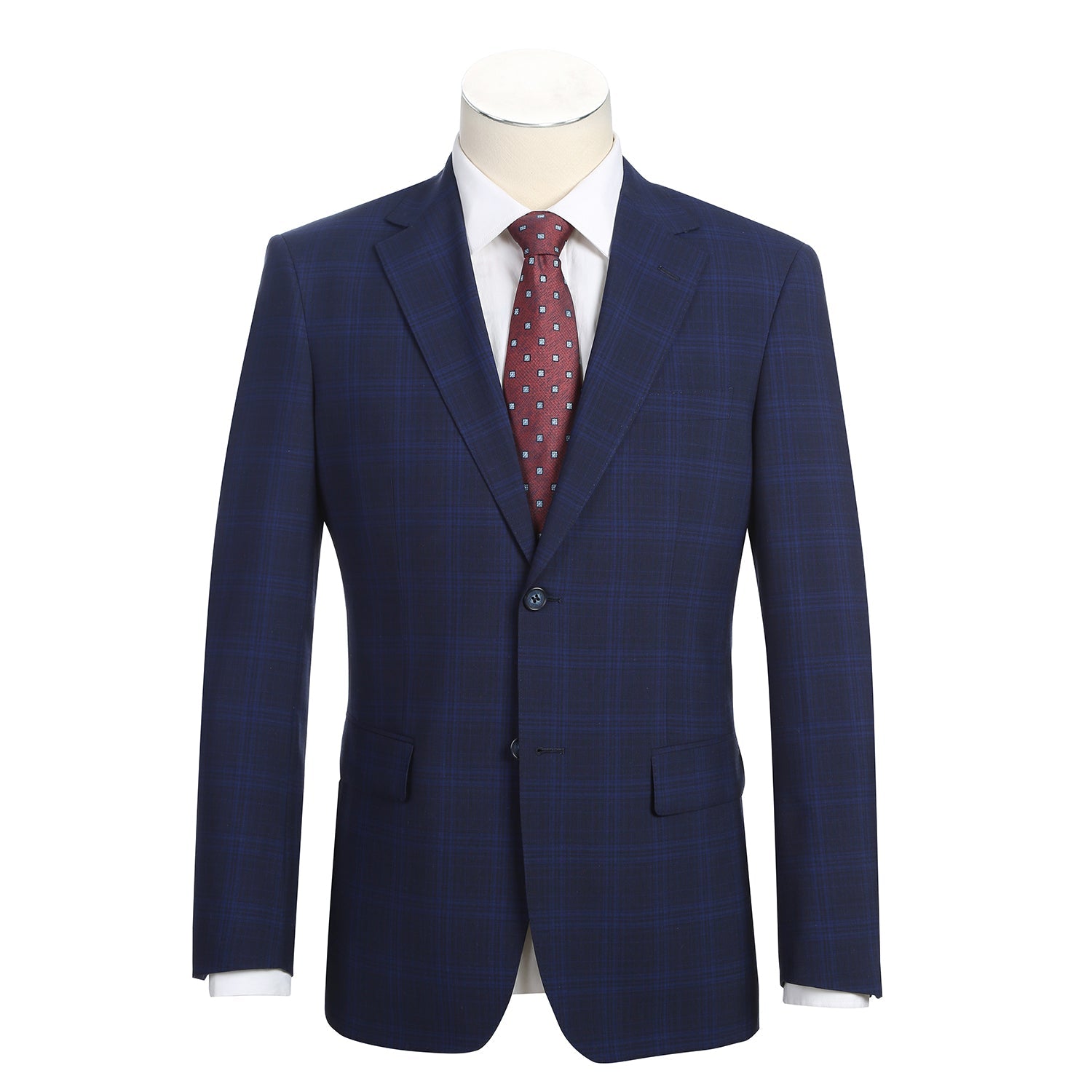 566-7 Men's New Slim Fit Wool Suits