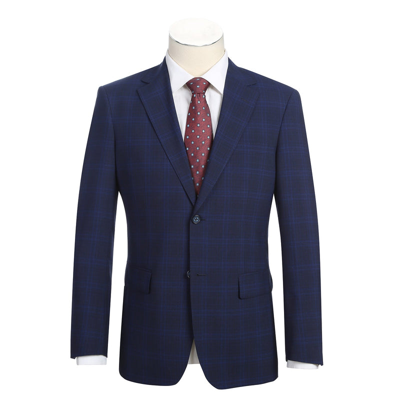 566-7 Men's New Slim Fit Wool Suits