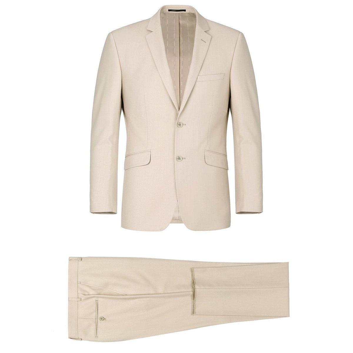 201-3 Men's 2-Piece Single Breasted Notch Lapel Suit