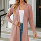 Open Front Long Sleeve Cardigan