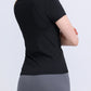 Round Neck Short Sleeve Active Top