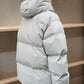 Pocketed Zip Up Hooded Puffer Jacket