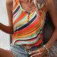 Color Block Round Neck Tank