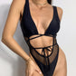 Tied Wide Strap One-Piece Swimwear