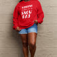 Simply Love Full Size WISHING FOR A SNOW DAY Round Neck Sweatshirt