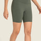 Seamless High-Rise Wide Waistband Biker Shorts