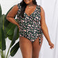 Marina West Swim Full Size Float On Ruffle Faux Wrap One-Piece in Floral