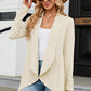 Open Front Long Sleeve Cardigan