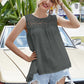 Ivy Lane Full Size Spliced Lace Round Neck Tank