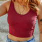 Scoop Neck Wide Strap Tank