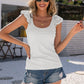 Ivy Lane Scoop Neck Lace Cap Sleeve Tank