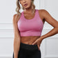 Cutout Racerback Sports Bra