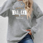 Graphic Round Neck Dropped Shoulder Sweatshirt