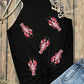 Sequin Lobster Round Neck Tank