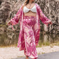 Plus Size Open Front Cardigan and Pants Set