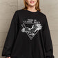 Simply Love Full Size Eagle Graphic Drop Shoulder Sweatshirt