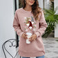 Graphic Round Neck Dropped Shoulder Sweatshirt