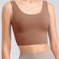 Scoop Neck Wide Strap Active Tank