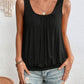 Full Size Ruched Scoop Neck Tank