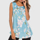 Flower Printed Round Neck Tank