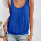 Full Size Ruched Scoop Neck Tank