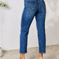 BAYEAS Cropped Straight Jeans