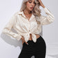 Printed Collared Neck Buttoned Shirt