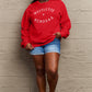 Simply Love Full Size MISTLETOE MIMOSAS Long Sleeve Sweatshirt