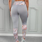 Printed Wide Waistband Active Leggings