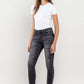 Lovervet Raw Hem Cropped Skinny Jeans