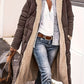 Full Size Zip Up Sherpa Hooded Coat