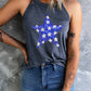 Sequin Star Grecian Neck Tank