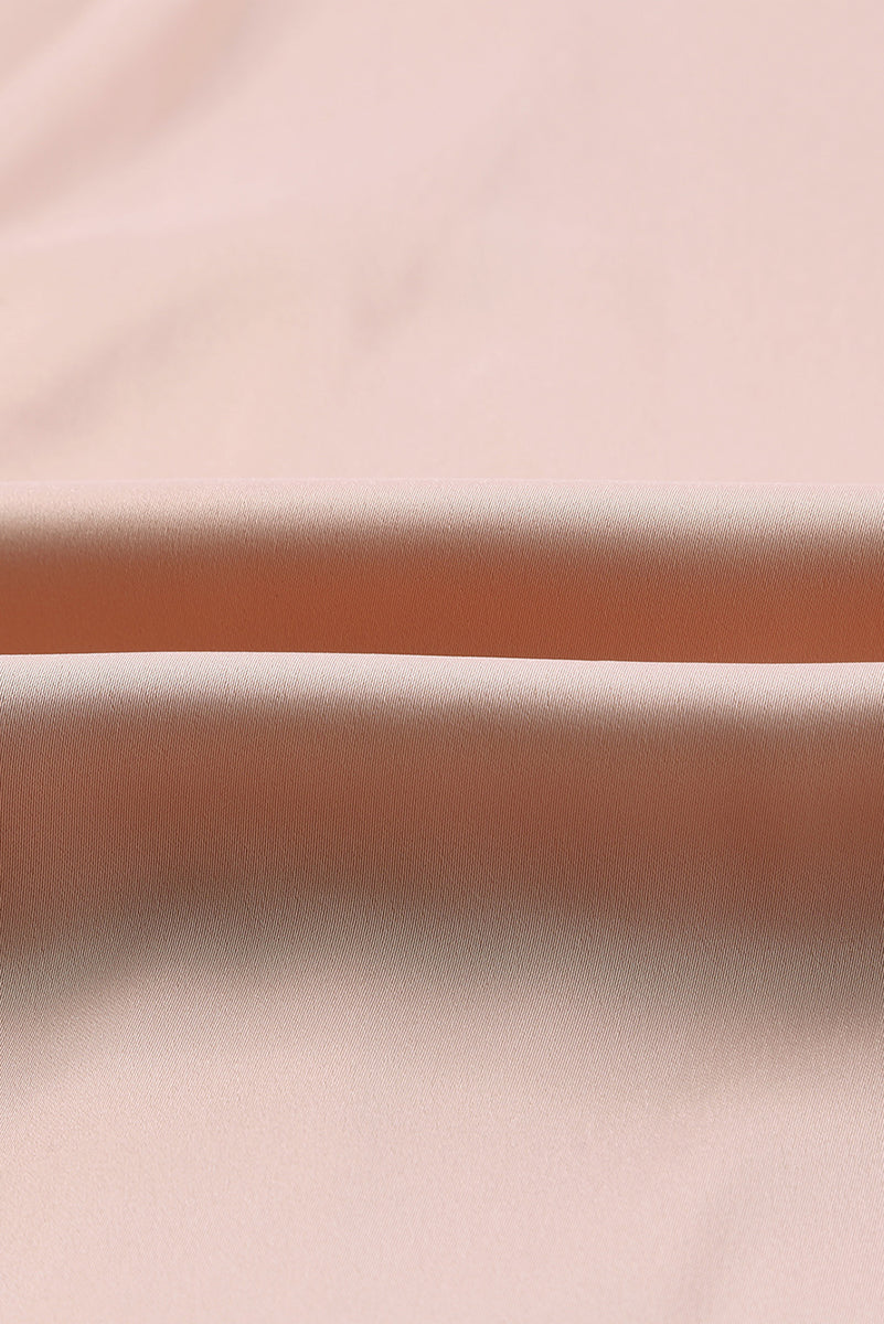 Sequin Button Front High-Low Shirt Dress