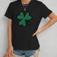 Lucky Clover Round Neck T-Shirt