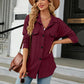 Collared Neck Long Sleeve Shirt