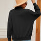 Half-Zip Dropped Shoulder Sweatshirt