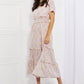 HEYSON Sweet Talk Kimono Sleeve Maxi Dress in Blush Pink