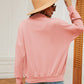 Half-Zip Dropped Shoulder Sweatshirt