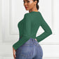 Round Neck Long Sleeve Bodysuit