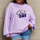 Simply Love Full Size Drop Shoulder Graphic Sweatshirt