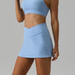 Halter Neck Tank and Slit Skirt Active Set