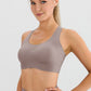 Round Neck Wide Strap Active Bra