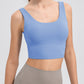 Scoop Neck Wide Strap Active Tank