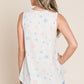 BOMBOM Star Print Round Neck Tank