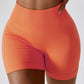 Wide Waistband Slim Fit Sports Shorts