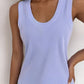 Solid Scoop Neck Tank